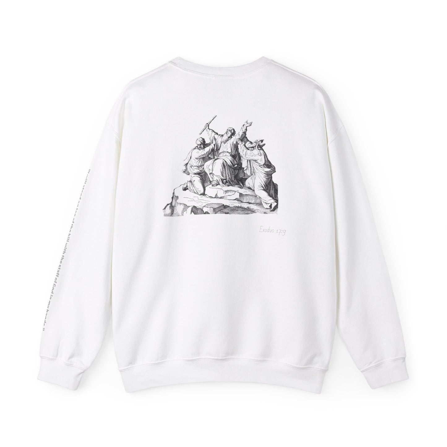 Stretching your hands to the Lord (Moses) Crewneck Sweatshirt