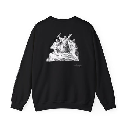 Stretching your hands to the Lord (Moses) Crewneck Sweatshirt