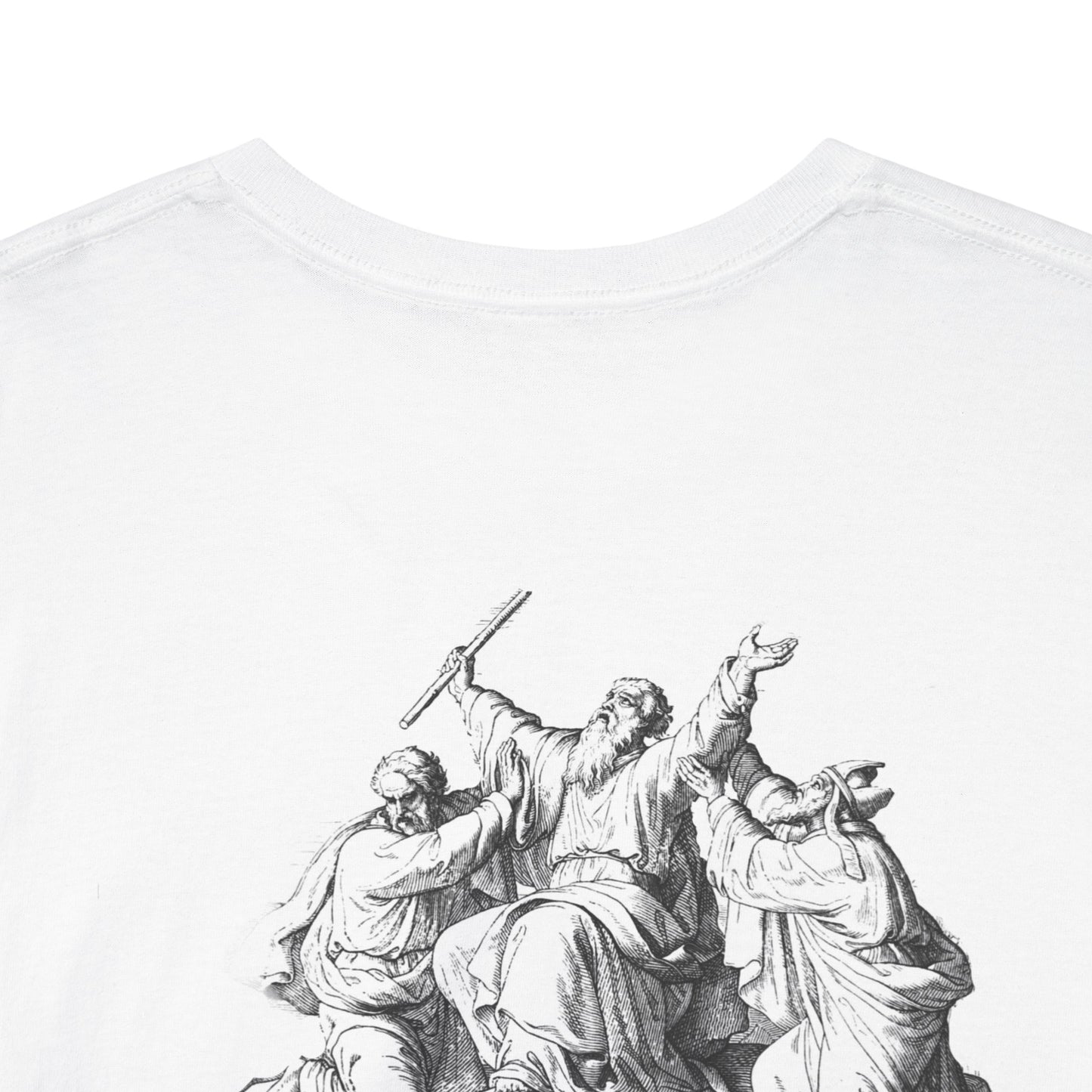 Stretching your hands to the Lord (Moses) t-shirt