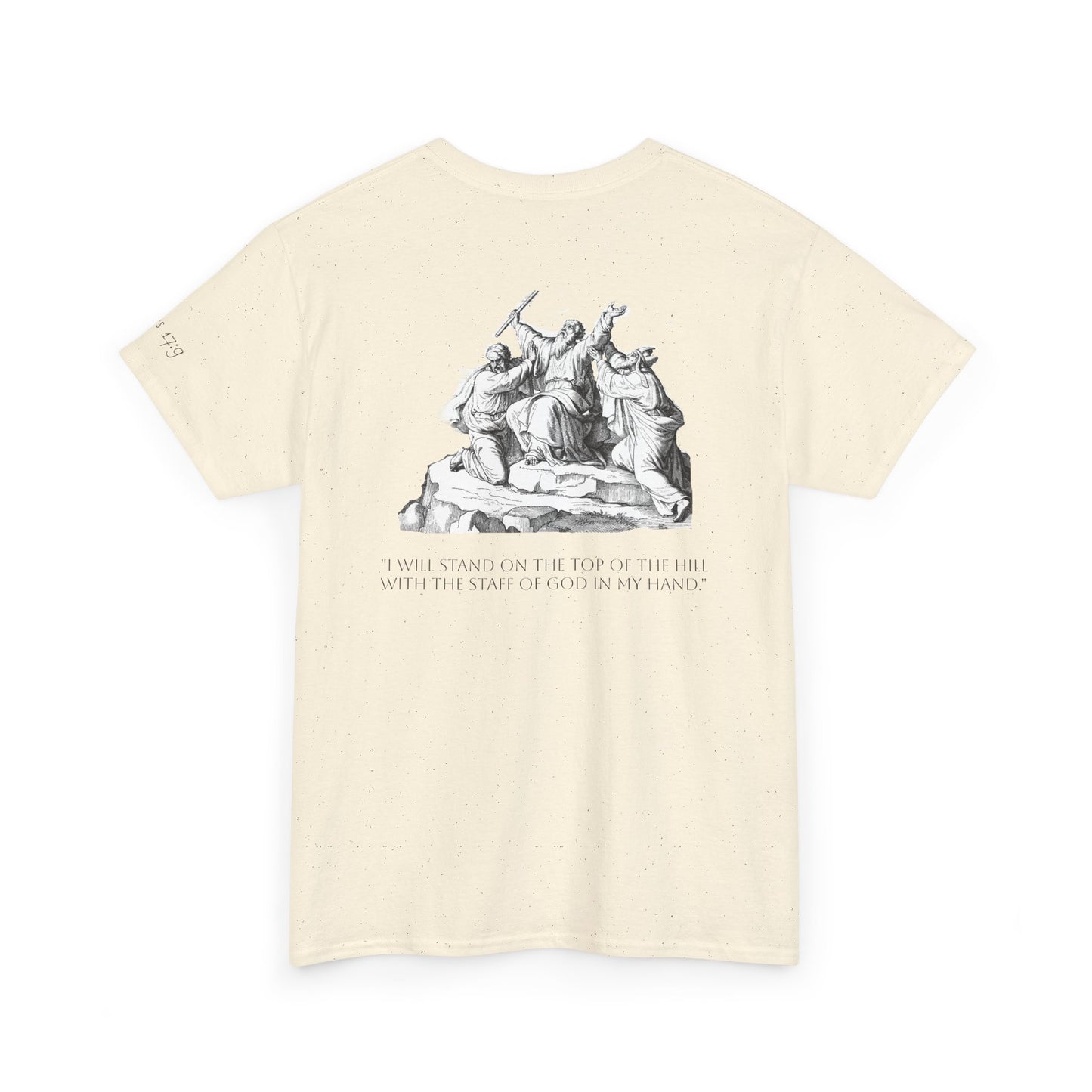 Stretching your hands to the Lord (Moses) t-shirt